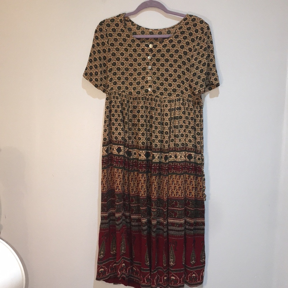 Boho Hippie Dress Small 3